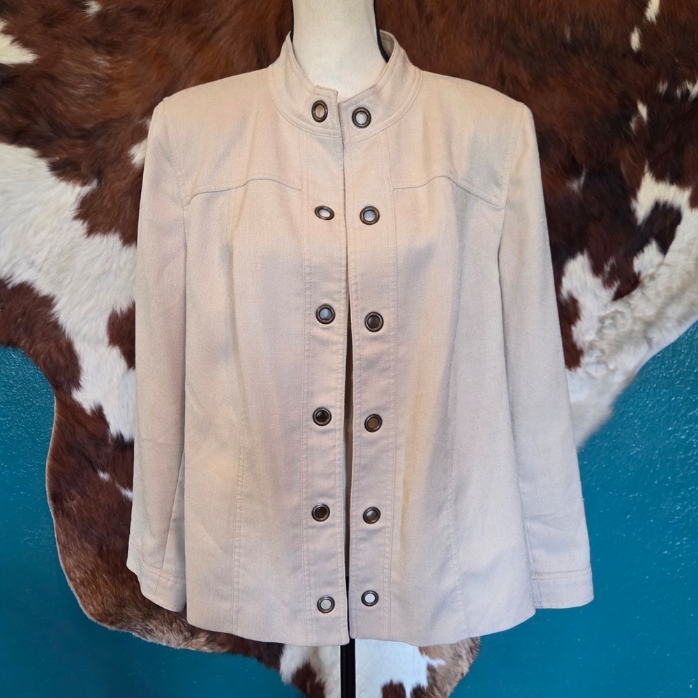 Kasper Women's Beige Utility Jacket